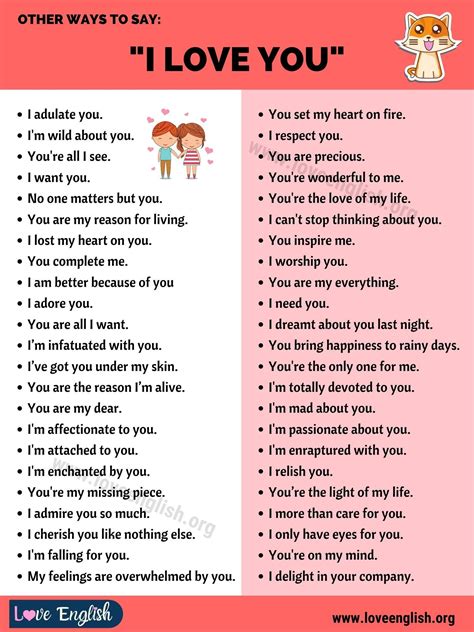 dating phrases in english